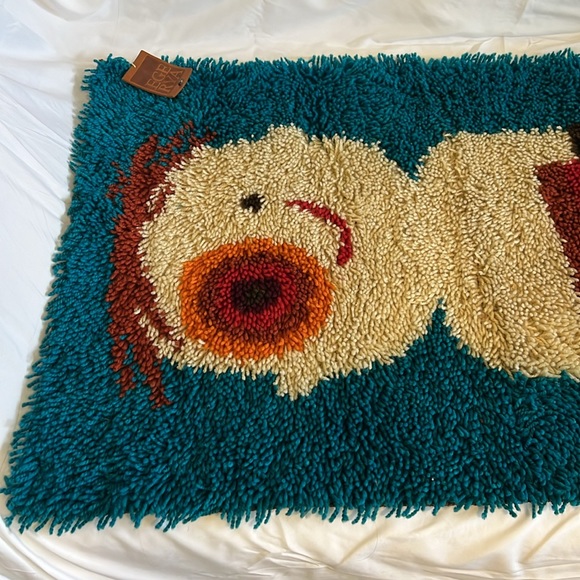 Rya Rug Wall Hanging by lb Antoni "Boxer" (NWT - Vintage) - Picture 3 of 7